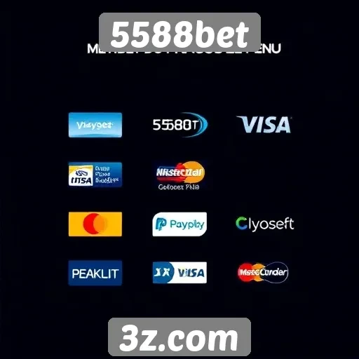 Métodos de pagamento oferecidos pelo 5588bet para usuários